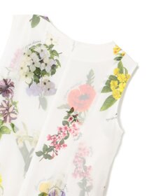 GRACE CONTINENTAL ボタニカルレイヤードワンピース