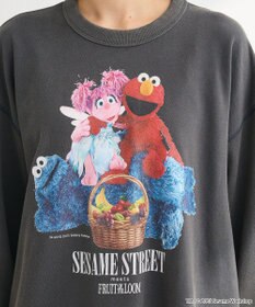 Green Parks セサミストリートミーツフルーツオブザルーム　スウェット