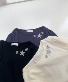 Feroux ブローチデザインニット プルオーバー