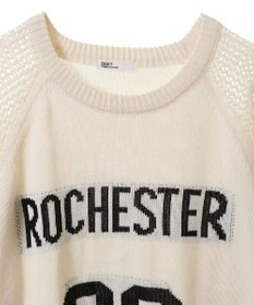 CRAFT STANDARD BOUTIQUE ロゴジャガードメッシュニットプルオーバー