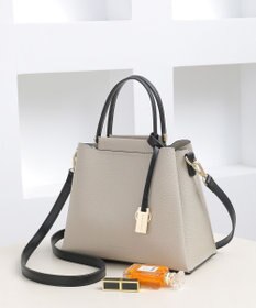 style code 【MERCURYDUO/マーキュリーデュオ】両アオリポケット　ハンドバッグ　キーリングチャーム付き