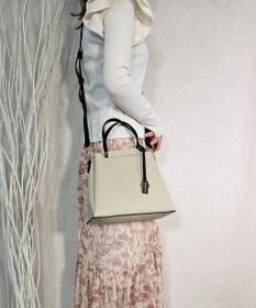 style code 【MERCURYDUO/マーキュリーデュオ】両アオリポケット　ハンドバッグ　キーリングチャーム付き