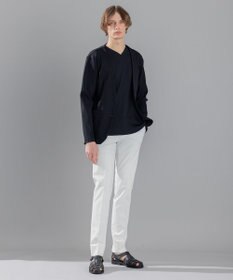 JOSEPH HOMME テックリブストレッチ ノーカラー・カットソージャケット
