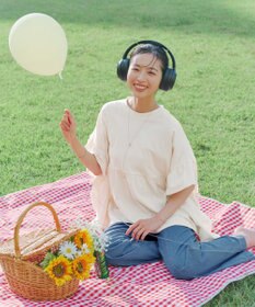 Tiaclasse 【新色追加】ギャザー切り替えフレアプルオーバー