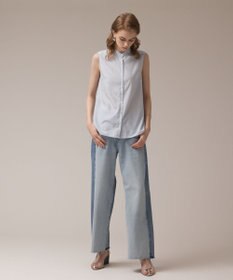 GRACE CONTINENTAL マルチフリルノースリーブブラウス