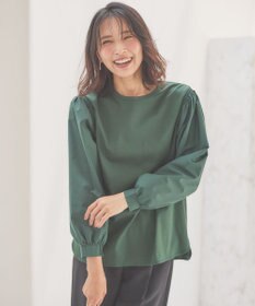 ANY L 【洗濯機可】着映えるシャーリングトップス