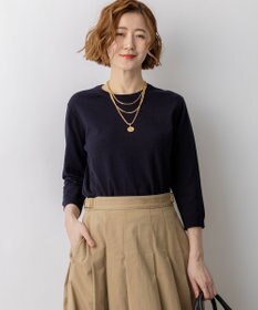 23区 L 【先行予約】プレミアムビオコットン クルーネック ニット