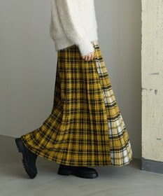 AMERICAN HOLIC シャギーチェックプリーツスカート