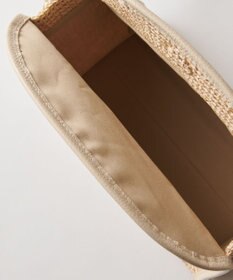 russet ナイロンラフィアショルダーバッグ(CE-1713)