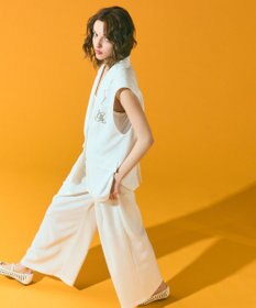 GRACE CONTINENTAL リネンタッチジレジャケット