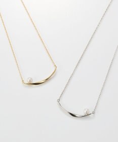Phoebe 【金属アレルギー対応】スライヴパールネックレス　シルバー/全長:43～46cm/ニッケルフリー