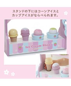 Mother garden マザーガーデン ままごと いちごのアイスクリームスタンド スクープ付き