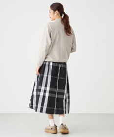 SHARE PARK LADIES メモリーチェックフレアスカート