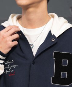 WEGO 【ユニセックス着用ITEM】スウェットフードスタジャン