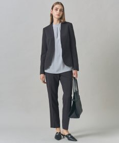 ICB L 【UVカット・洗える】ウール2WAYストレッチ スティックパンツ