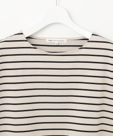 23区 S 【洗える】ランダムボーダー ドルマン カットソー