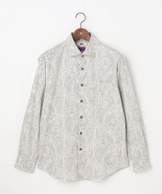 JOSEPH ABBOUD 【LIBERTY・綿100％】リバティペイズリープリントコーデュロイ シャツ