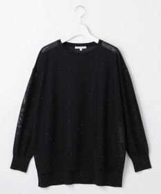 自由区 S 【カタログ掲載】ファインゲージスパングルプルオーバー ニット