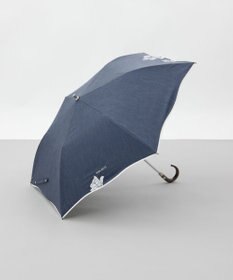 AURORA 【 NINA RICCI（ニナリッチ）】アップリケ刺しゅう/パイピング晴雨兼用傘（折りたたみ傘）