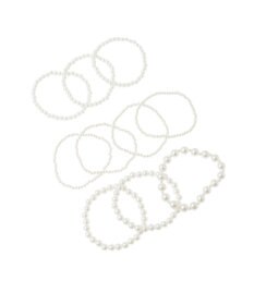 Green Parks ・ＨＡＬＦ　ＴＩＭＥ　１０連パールブレスレット