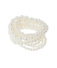 Green Parks ・ＨＡＬＦ　ＴＩＭＥ　１０連パールブレスレット