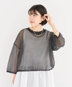 Green Parks ・ＥＬＥＮＣＡＲＥ　ＤＵＥ　ラメシアーニットプルオーバ