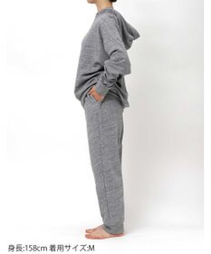 une nana cool 【綿混】あくびのお嬢さんの裏毛フーディーパジャマ