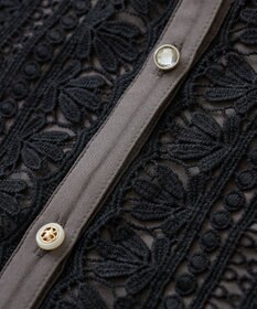 Green Parks ・ＥＬＥＮＣＡＲＥ　ＤＵＥ　フロントレースブラウス