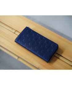 MIYABIYA La quoh with kirakaracho 南蛮七宝 エンボスレザーL字財布