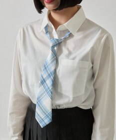 WEGO 【SCHOOLITEM】チェックスクールネクタイ