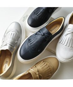 Pointer 日本製 本革タッセルスニーカー