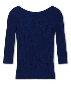 Chacott 【ノーソーイングニット】リバーシブルボートネックトップ