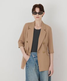 GRACE CONTINENTAL シアーハーフスリーブジャケット