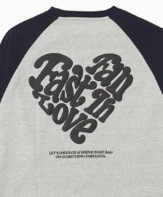 WEGO ラグランハートグラフィックT（LS）