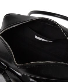 WEGO リボン付きボストンバッグ