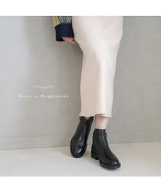 Pointer 本革ベルト付きエンジニアショートブーツ