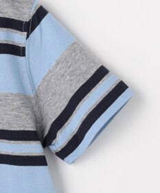 J.PRESS KIDS 【100-130cm】マルチボーダー 半袖Ｔシャツ