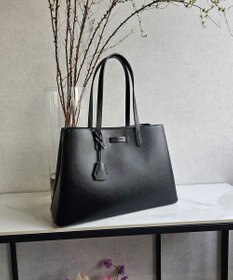 style code 【MERCURYDUO/マーキュリーデュオ】通勤、通学、リクルート両アオリポケットA4トートバッグ　キーチャーム付