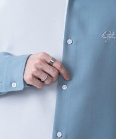 WEGO 【しわになりにくい】ドライポリカラーブロックシャツ（LS）