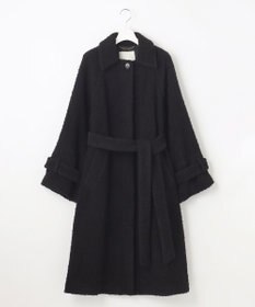 自由区 FLUFFYステンカラー コート