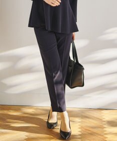 23区 【セットアップ対応】トリアセダブルジョーゼット パンツ