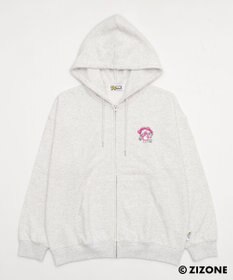WEGO 【ユニセックス着用ITEM】別注ZIZONEグラフィックZIPパーカー