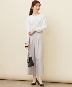 ANY SIS 【洗える】ビットポイント ワイドパンツ