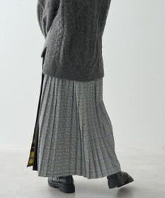 AMERICAN HOLIC シャギーチェックプリーツスカート