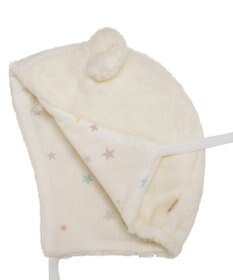 MIKI HOUSE HOT BISCUITS 【ミキハウス】【44-50cm】 マイクロファー フード