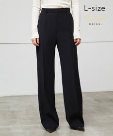 BEIGE， 【洗える・L-size】ALAINA / ワイドストレートパンツ