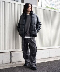 WEGO 【ユニセックス着用ITEM】PUパファーブルゾン