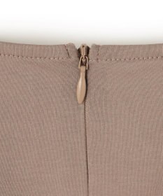 ICB L 【WEB限定・洗える】綿エステル天竺 へプラムカットソー