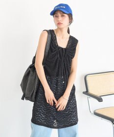 earth music&ecology 【2WAY】レースギャザーワンピース