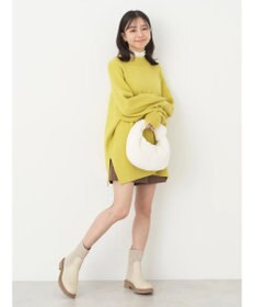 earth music&ecology やわらかタッチハイネックチュニック